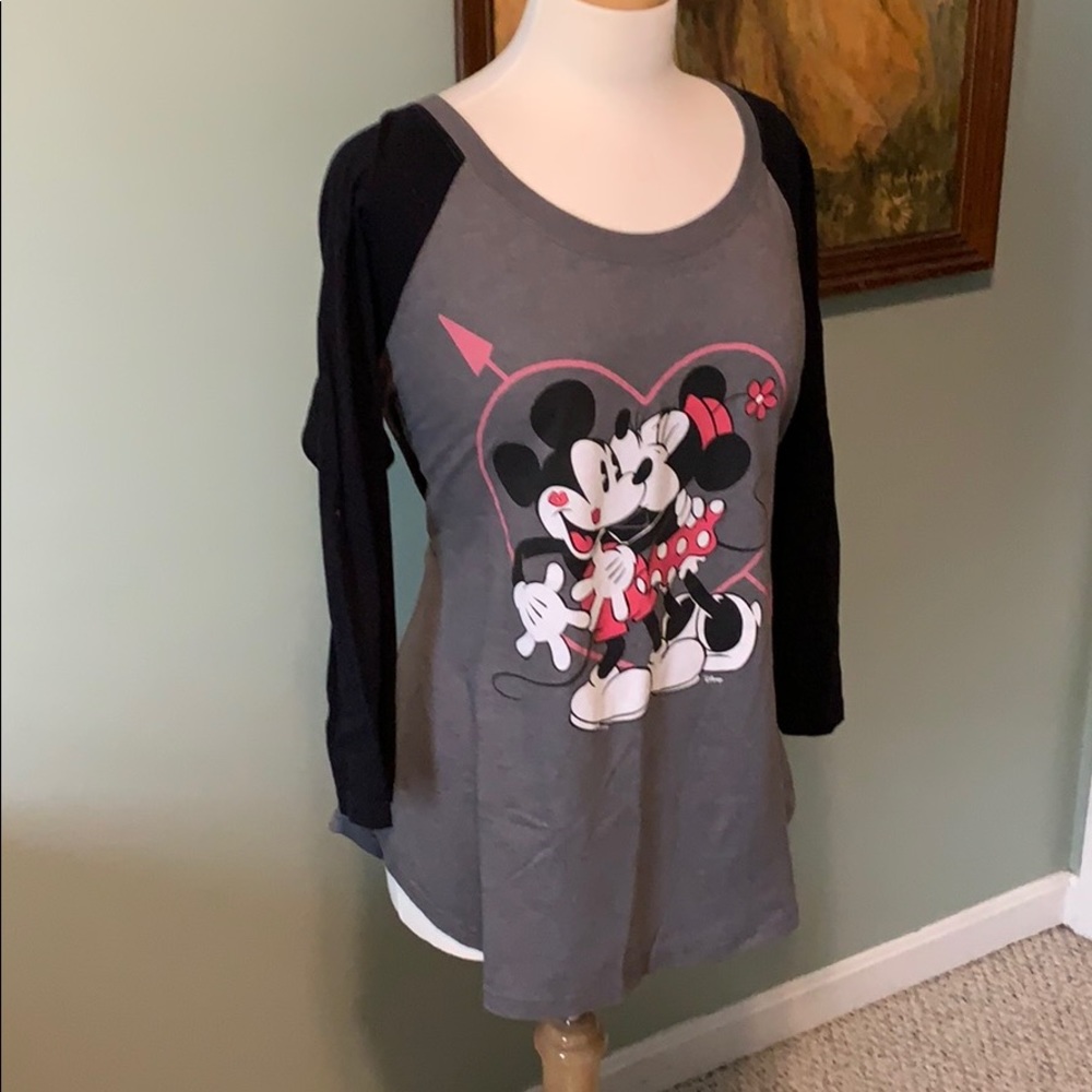 Torrid (Disney) Mickey & Minnie Baseball Tee 1x